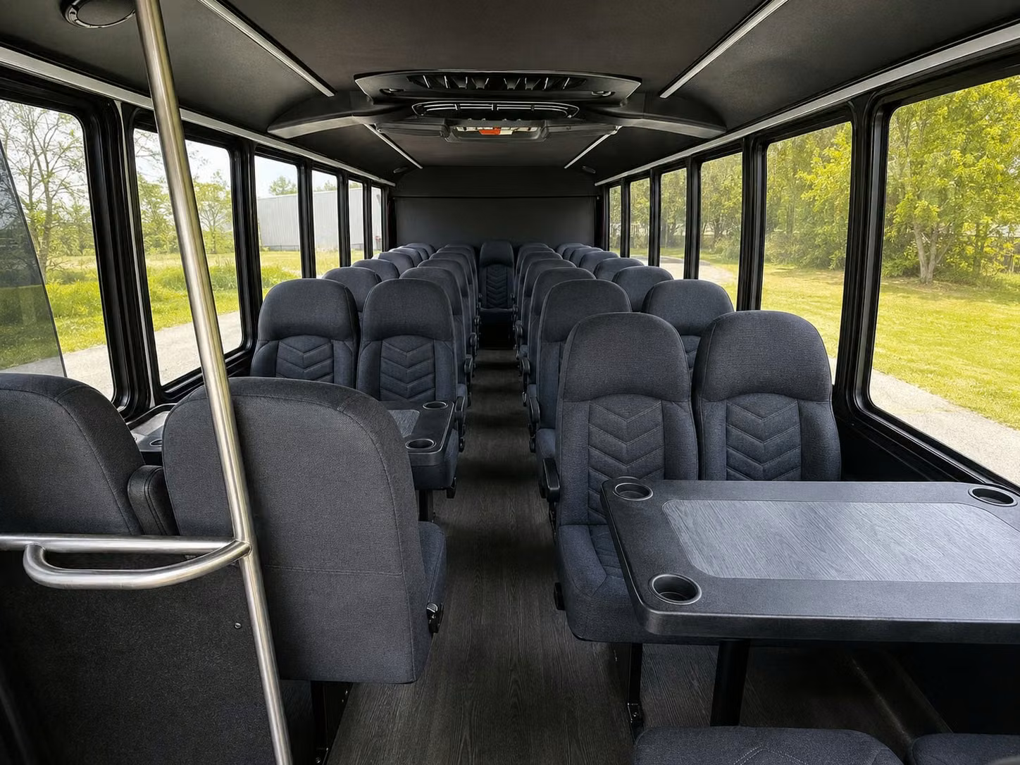 18 passenger minibus interior