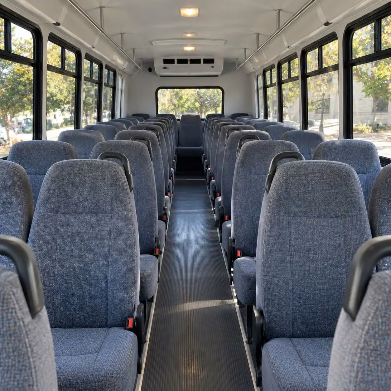 25 passenger minibus interior