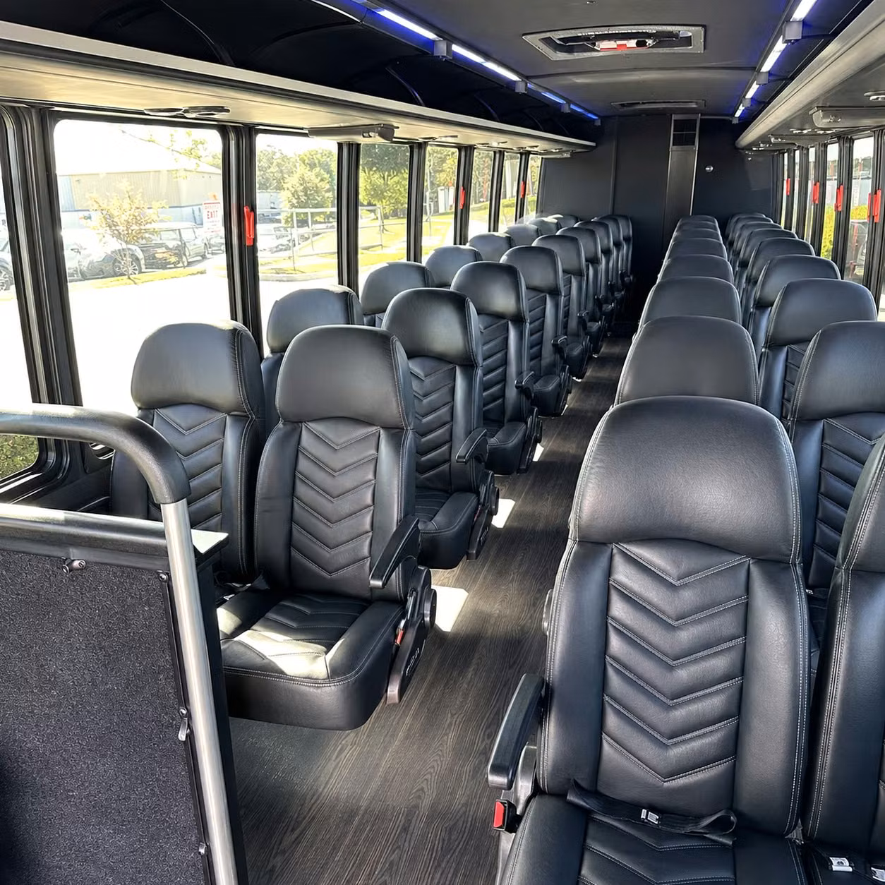 28 passenger minibus inside