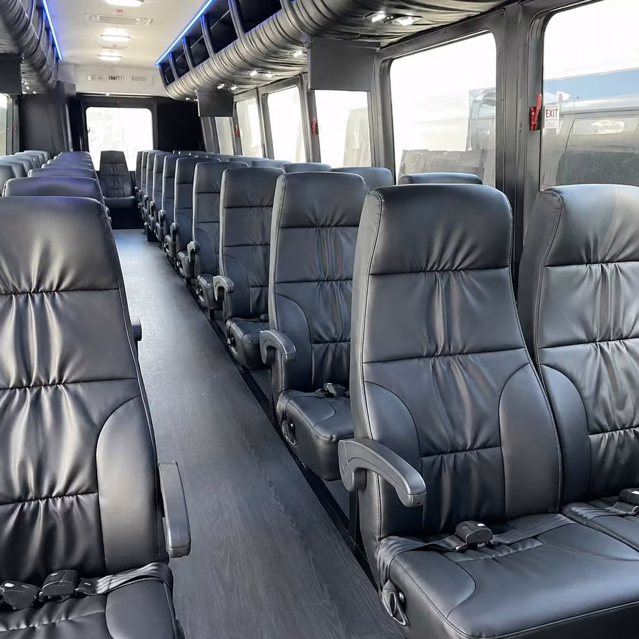 28 passenger minibus interior