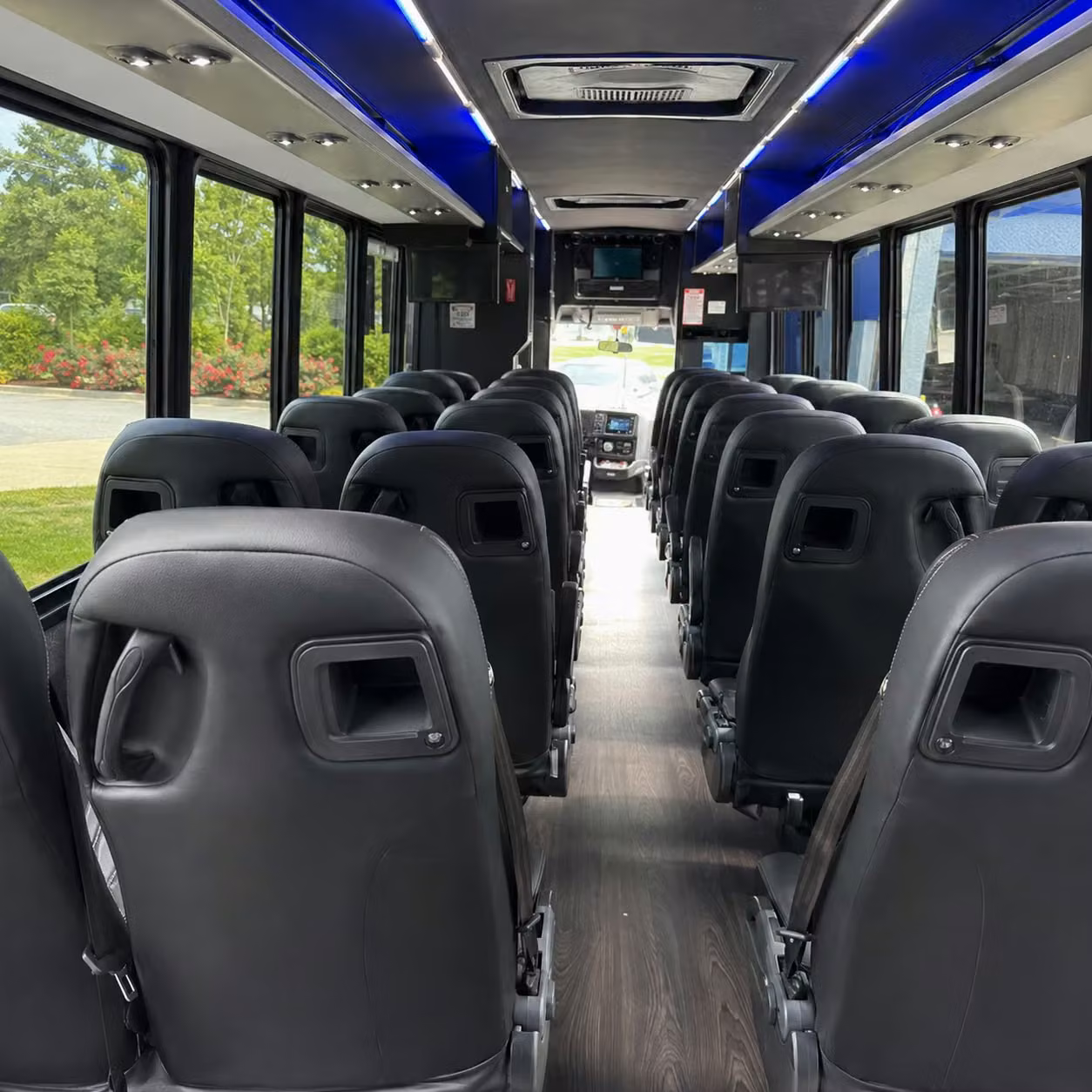 30 passenger minibus inside