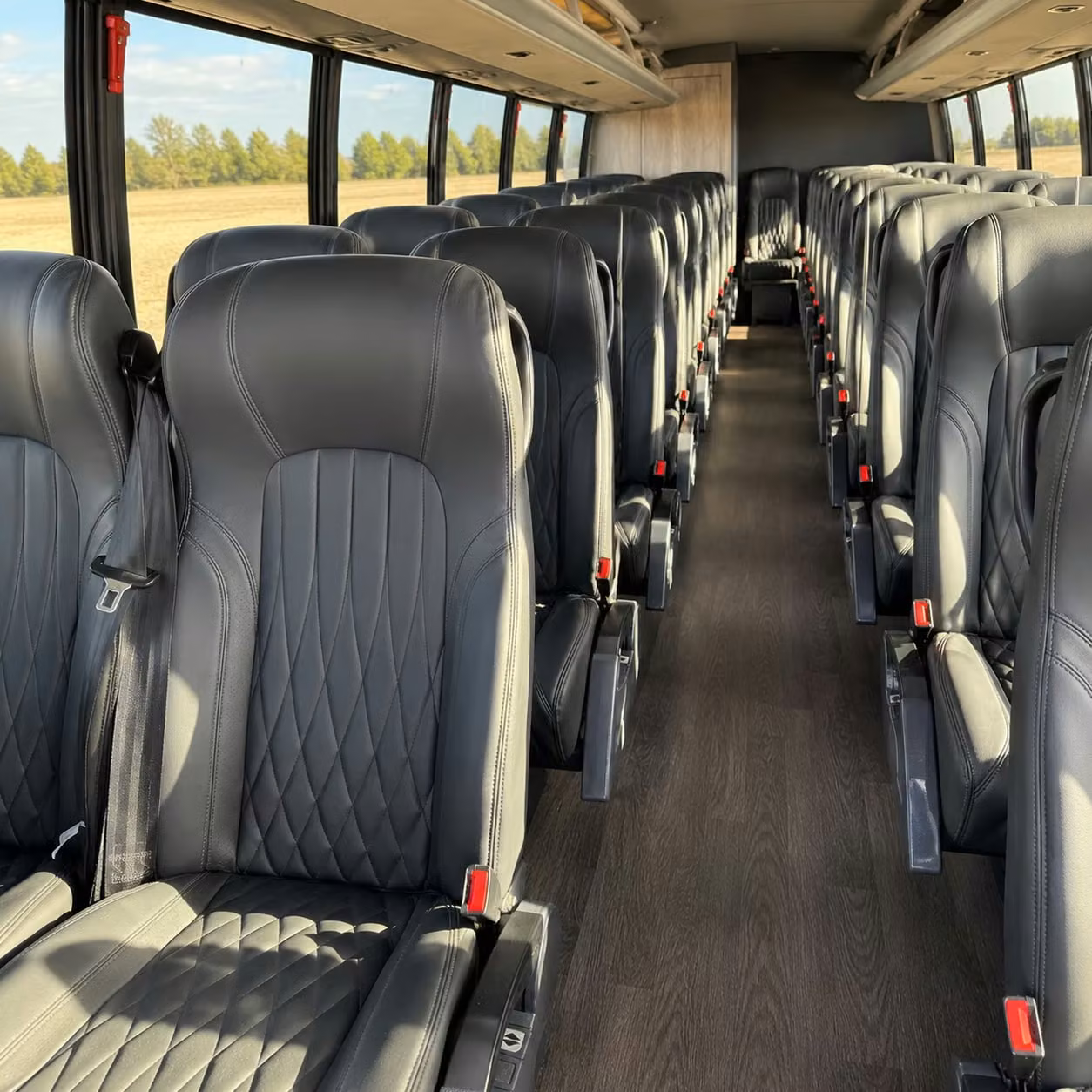 35 passenger minibus interior