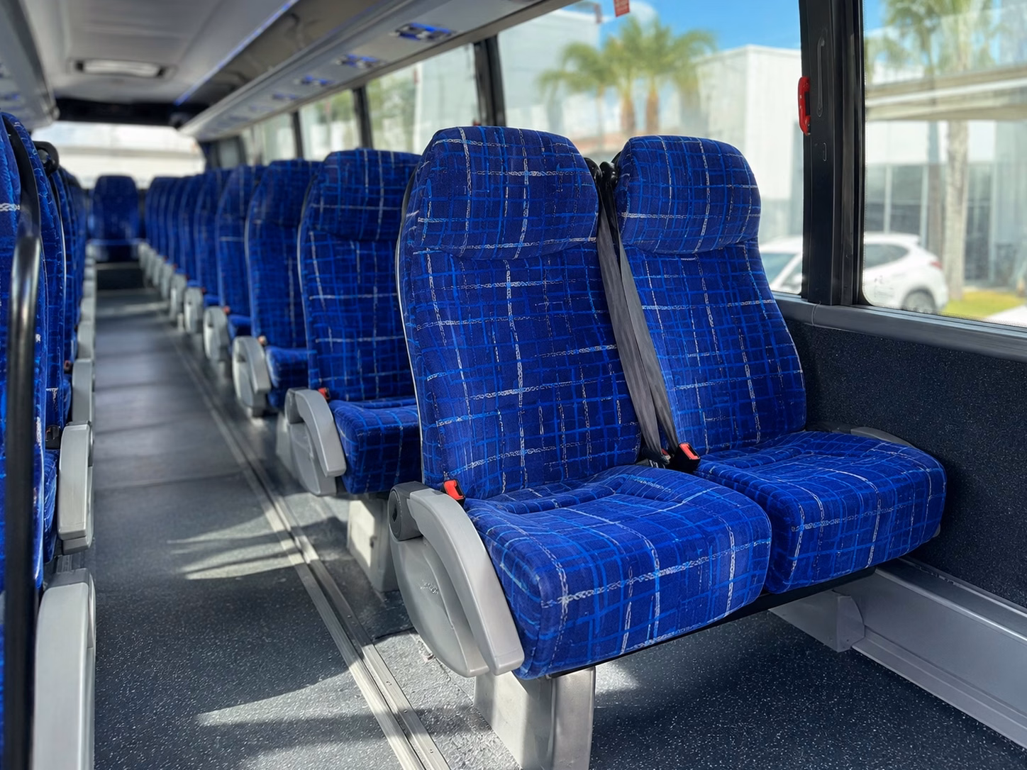 santa barbara charter bus interior