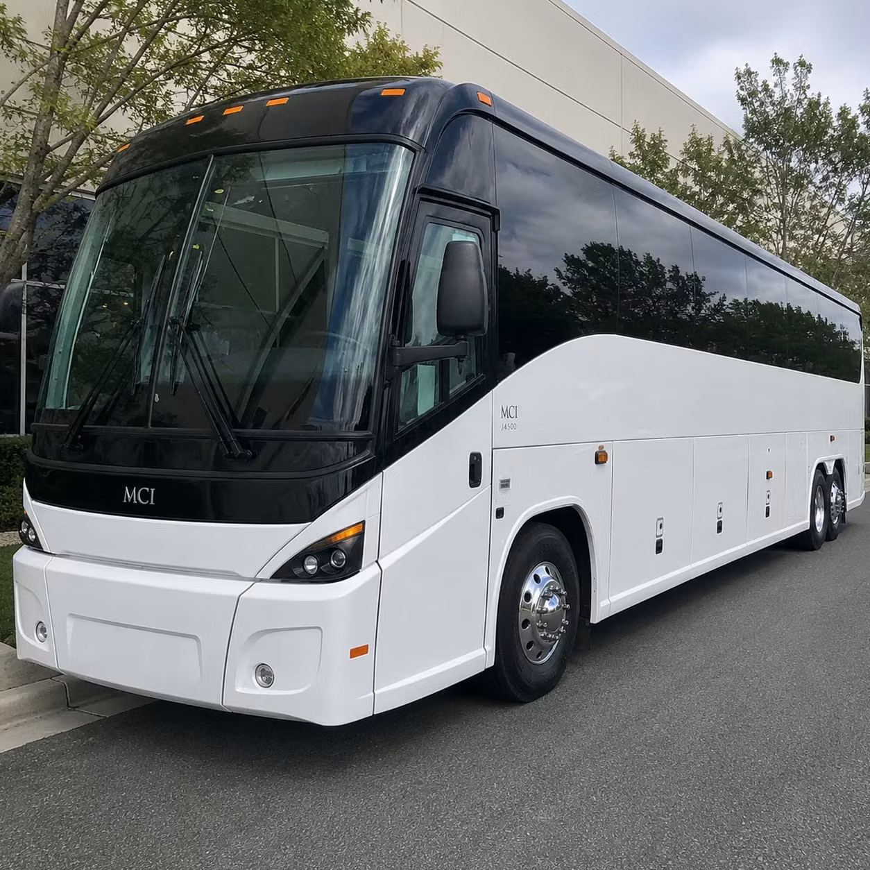 santa barbara charter bus rental exterior