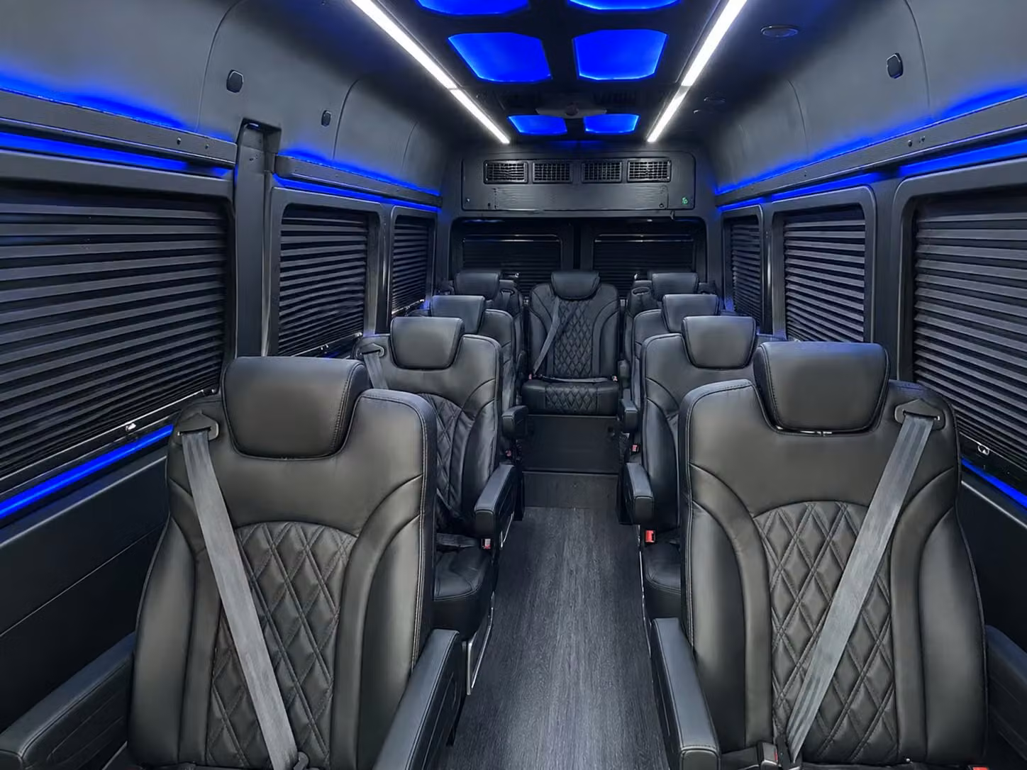 sprinter van with driver inside