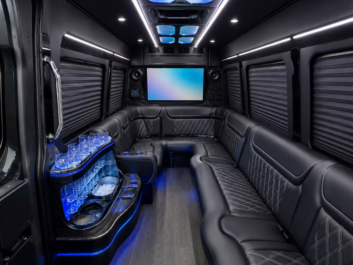 sprinter vans for small prom groups in santa barbara who want a private upscale ride